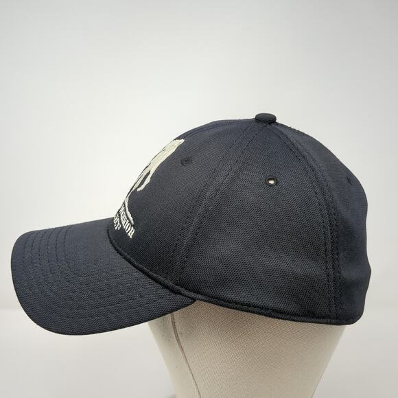 Wounded Warrior Project Fitted Baseball Cap Black One Size 6 Panel Under Armour - Picture 3 of 9